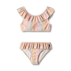 Wheat bikini Elina - Rainbow flowers